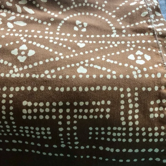 Free People Pumpkin Spice, Sexy Stretch Jeans with Exotic Print. - Picture 12 of 16